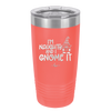 I'm Naughty and I Gnome it Christmas 1 - Laser Engraved Stainless Steel Drinkware - 2569 -