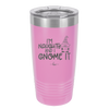 I'm Naughty and I Gnome it Christmas 1 - Laser Engraved Stainless Steel Drinkware - 2569 -