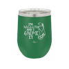 I'm Naughty and I Gnome it Christmas 2 - Laser Engraved Stainless Steel Drinkware - 2570 -