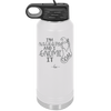 I'm Naughty and I Gnome it Christmas 2 - Laser Engraved Stainless Steel Drinkware - 2570 -