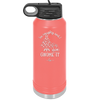 I'm Naughty and I Gnome it Christmas 3 - Laser Engraved Stainless Steel Drinkware - 2571 -