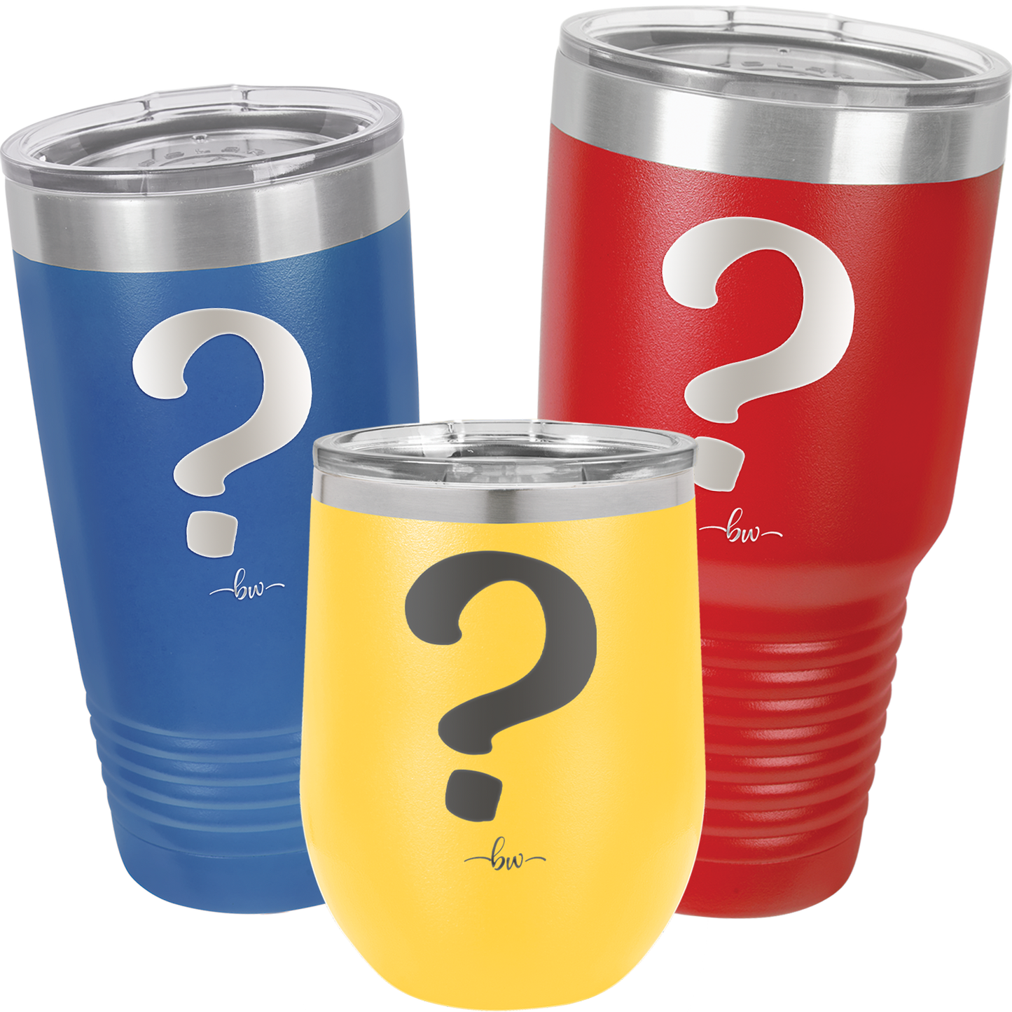Mystery Tumbler - Laser Engraved Stainless Steel Drinkware