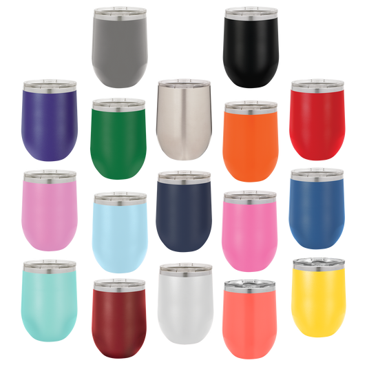 12 oz Polar Camel Wine Tumbler - BLANK - NO ENGRAVING