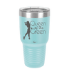 Queen of the Green Woman Golf 1 - Laser Engraved Stainless Steel Drinkware - 1672 -