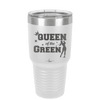 Queen of the Green Woman Golf 2 - Laser Engraved Stainless Steel Drinkware - 1673 -