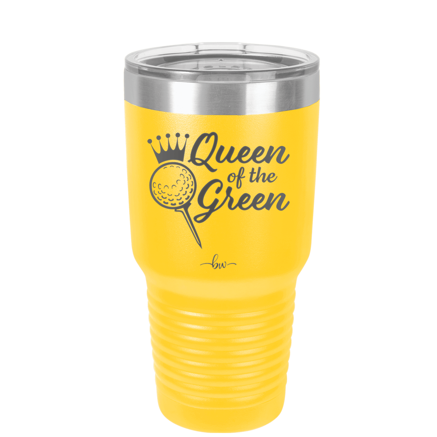 Queen of the Green Woman Golf 4 - Laser Engraved Stainless Steel Drinkware - 1675 -