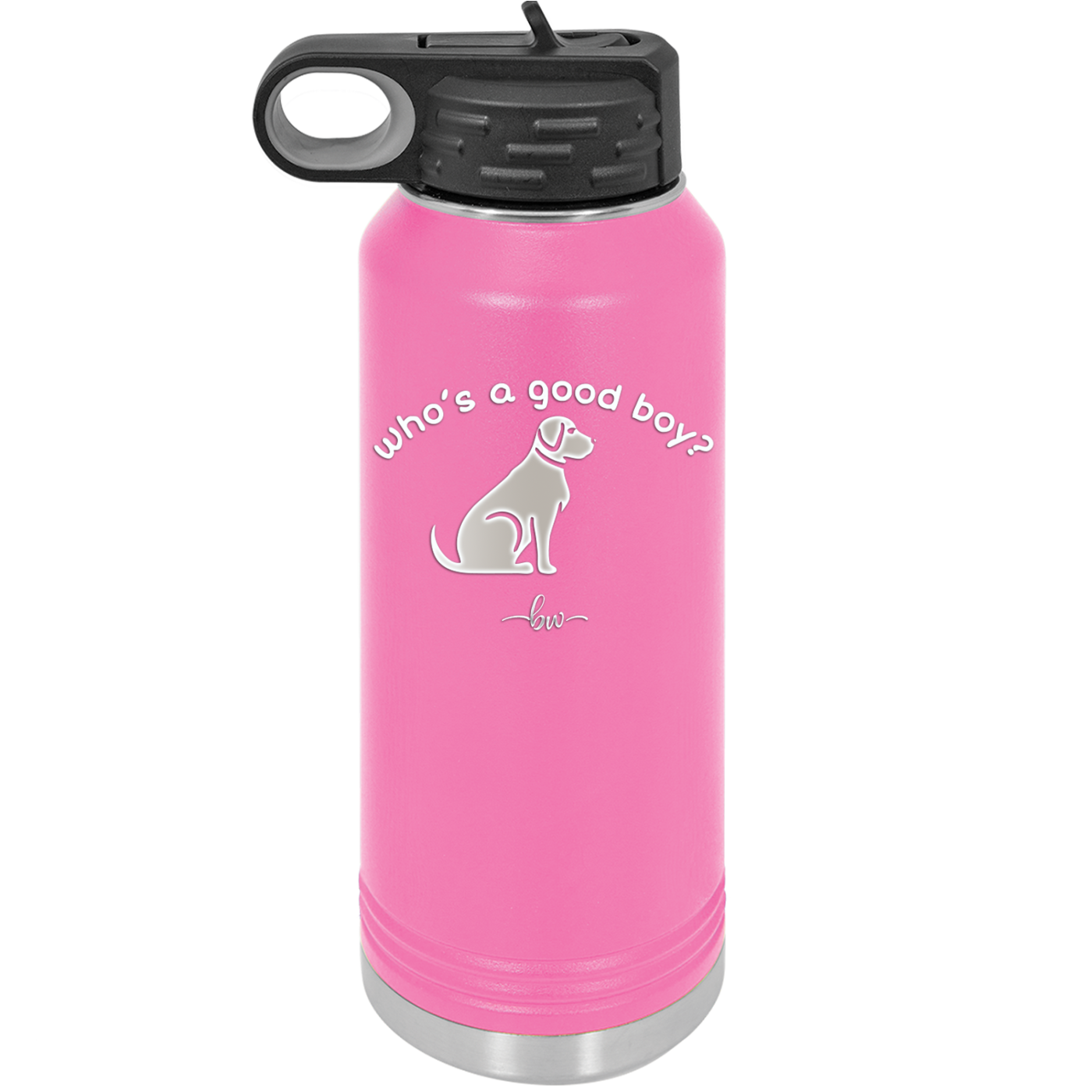 Who's a Good Boy - Laser Engraved Stainless Steel Drinkware - 1026 -