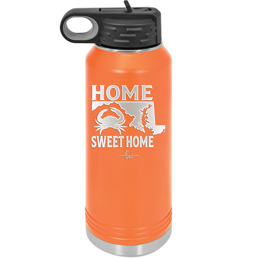 Home Sweet Home Maryland - Laser Engraved Stainless Steel Drinkware - 1033 -