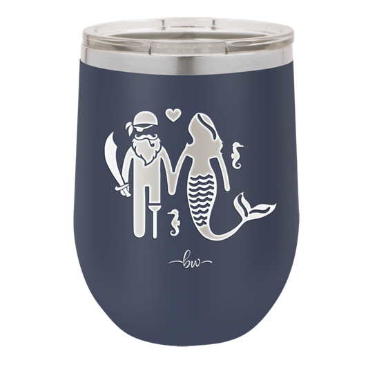 Every Pirate Needs a Mermaid - Laser Engraved Stainless Steel Drinkware - 1070 -