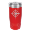 Compass Rose - Laser Engraved Stainless Steel Drinkware - 1071 -