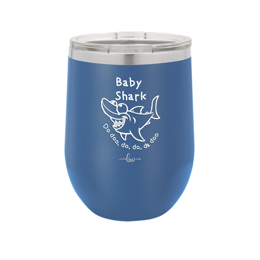 Baby Shark - Laser Engraved Stainless Steel Drinkware - 1088 -