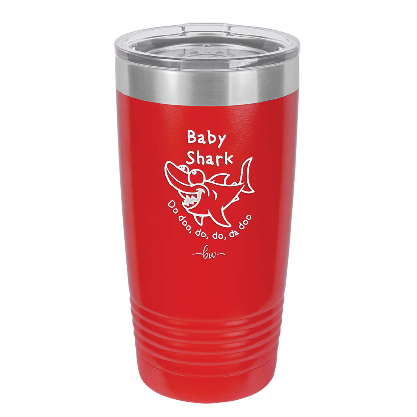 Baby Shark - Laser Engraved Stainless Steel Drinkware - 1088 -