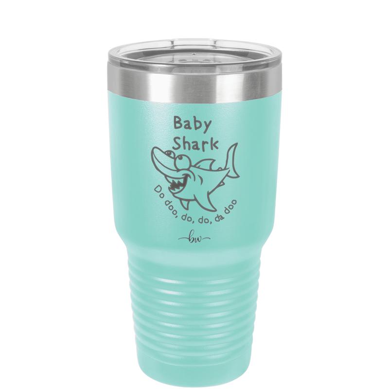 Baby Shark - Laser Engraved Stainless Steel Drinkware - 1088 -