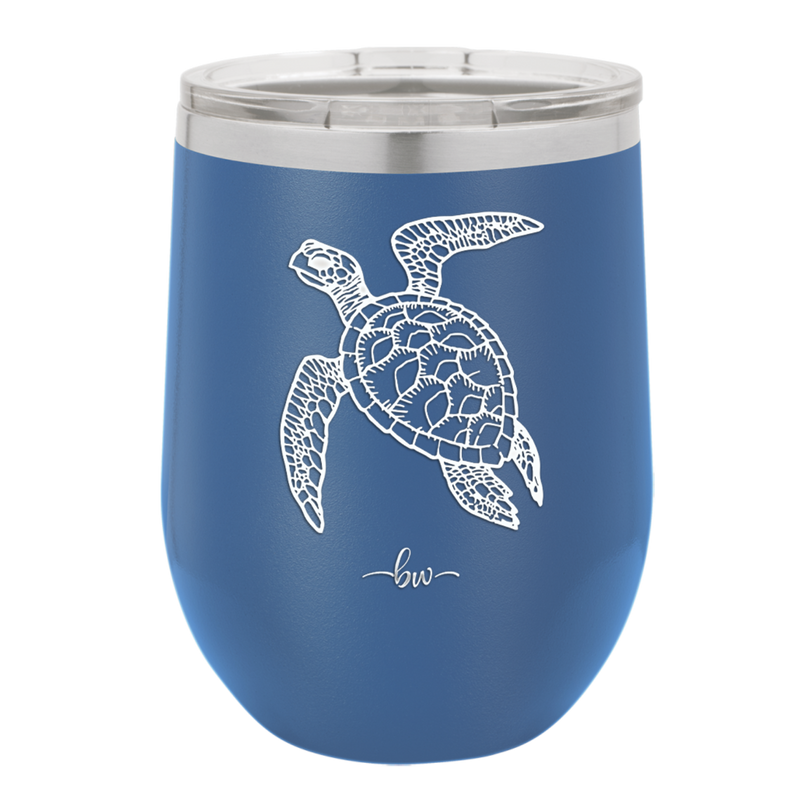 Sea Turtle - Laser Engraved Stainless Steel Drinkware - 1105 -
