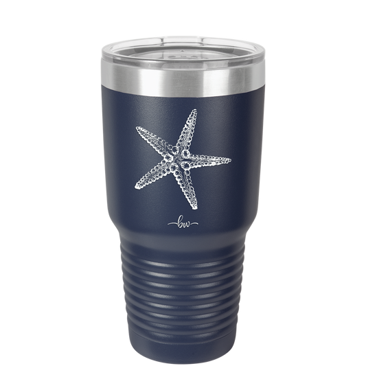 Starfish - Laser Engraved Stainless Steel Drinkware - 1106 -
