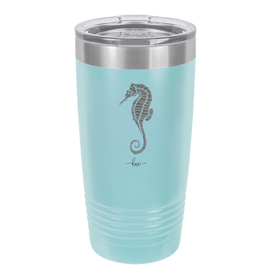 Seahorse - Laser Engraved Stainless Steel Drinkware - 1107 -