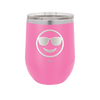 Smile Emoji with Sunglasses - Laser Engraved Stainless Steel Drinkware - 1136 -