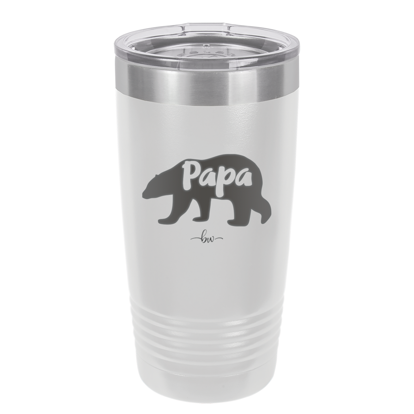 Papa Bear - Laser Engraved Stainless Steel Drinkware - 1140 -