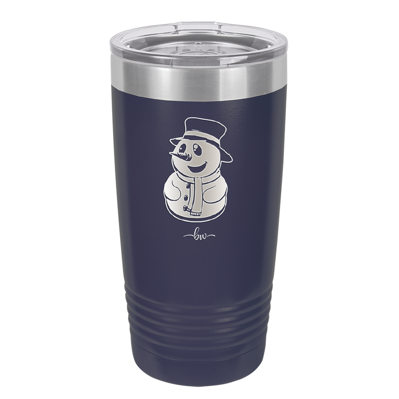 Snowman - Laser Engraved Stainless Steel Drinkware - 1225 -