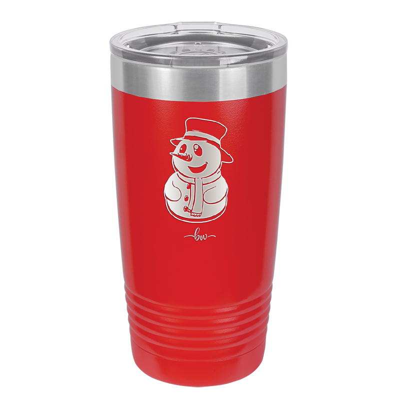 Snowman - Laser Engraved Stainless Steel Drinkware - 1225 -