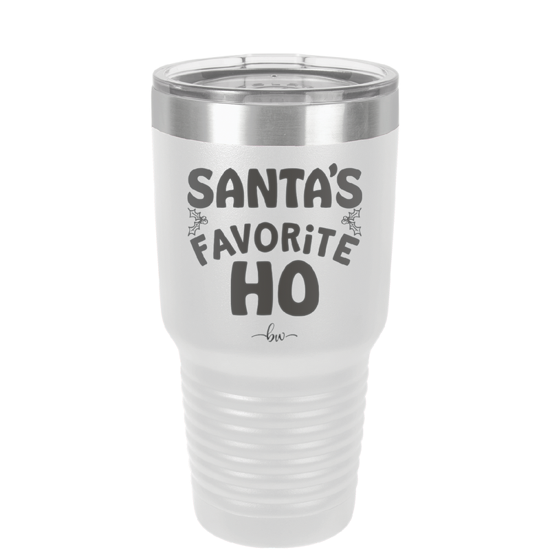 Santa's Favorite Ho - Laser Engraved Stainless Steel Drinkware - 1241 -