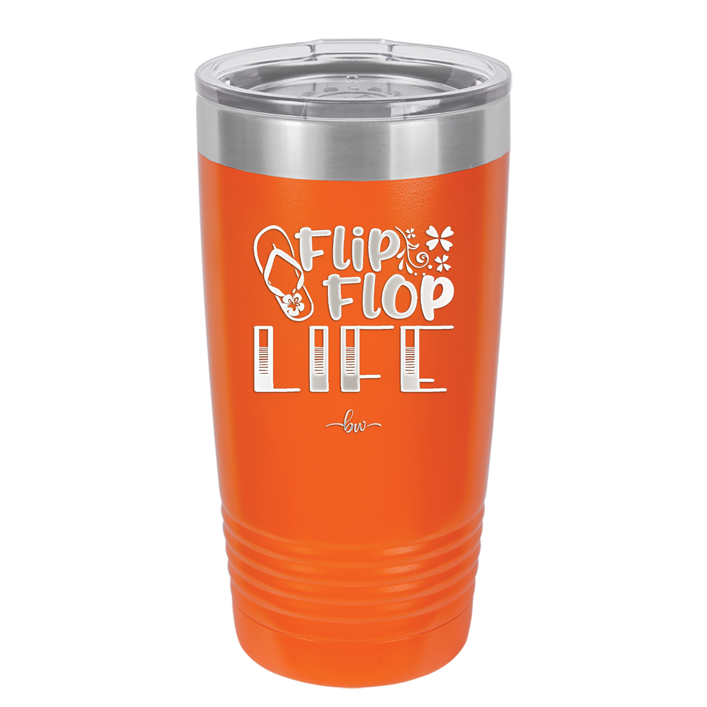 Flip Flop Life - Laser Engraved Stainless Steel Drinkware - 1250 -