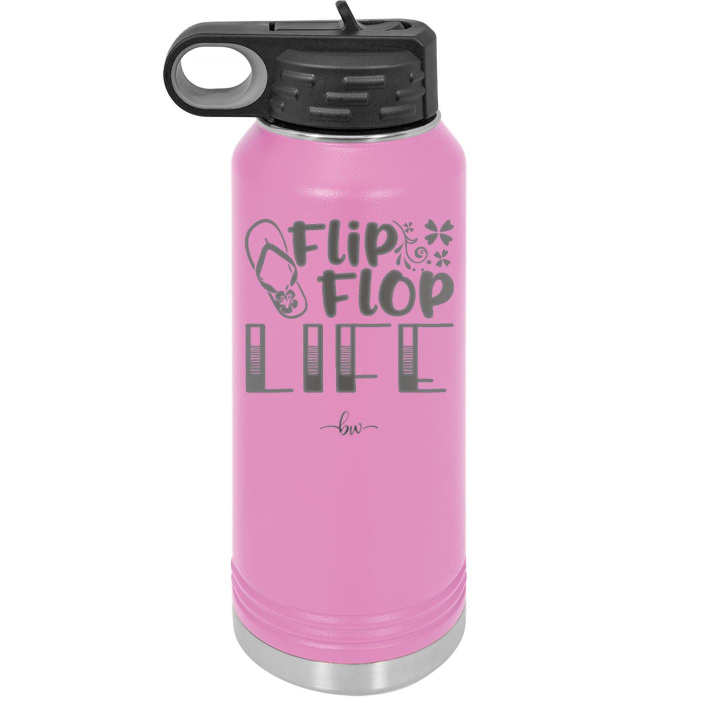 Flip Flop Life - Laser Engraved Stainless Steel Drinkware - 1250 -