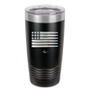 Bullet Flag - Laser Engraved Stainless Steel Drinkware - 1253 -