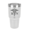 RN Caduceus Nursing - Laser Engraved Stainless Steel Drinkware - 1275 -