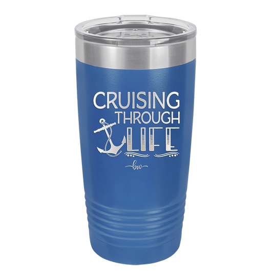 Cruising Through Life Cruise 1 - Laser Engraved Stainless Steel Drinkware - 1434 -