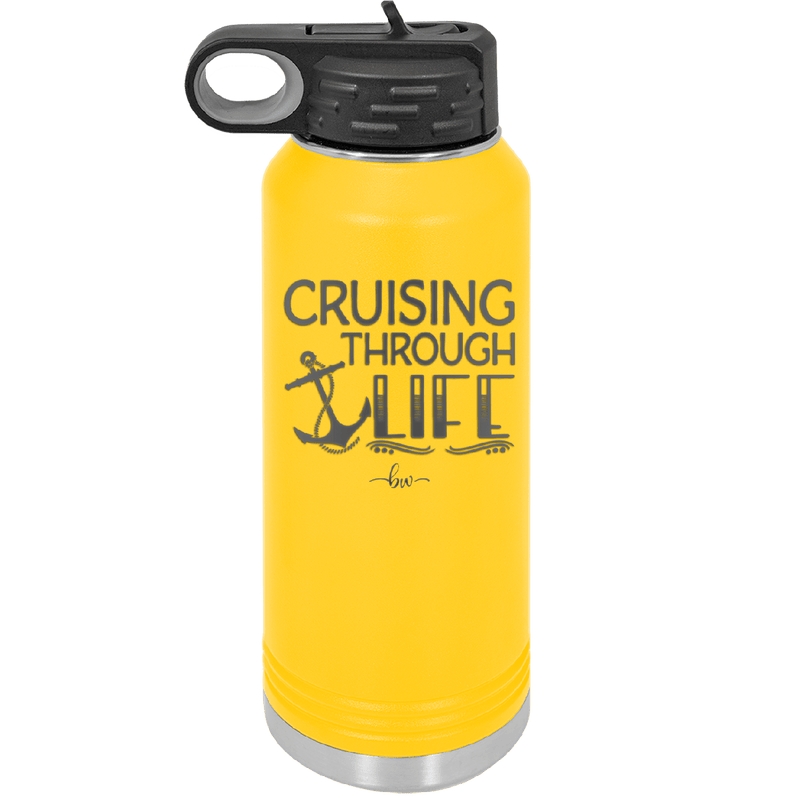Cruising Through Life Cruise 1 - Laser Engraved Stainless Steel Drinkware - 1434 -