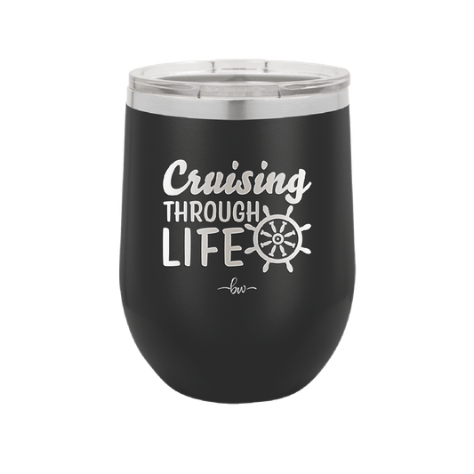 Cruising Through Life Cruise 2 - Laser Engraved Stainless Steel Drinkware - 1435 -