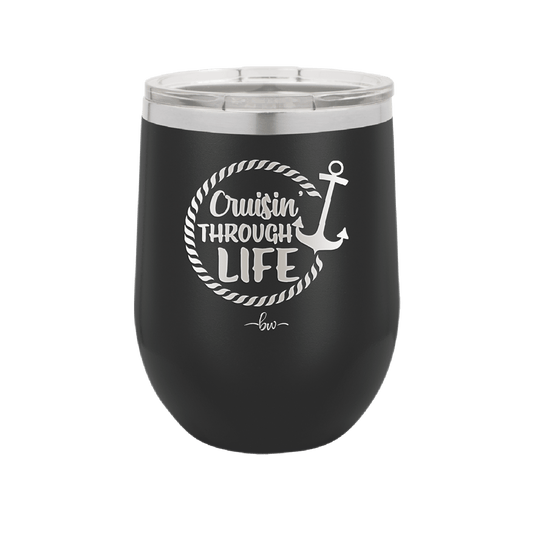 Cruising Through Life Cruise 3 - Laser Engraved Stainless Steel Drinkware - 1436 -