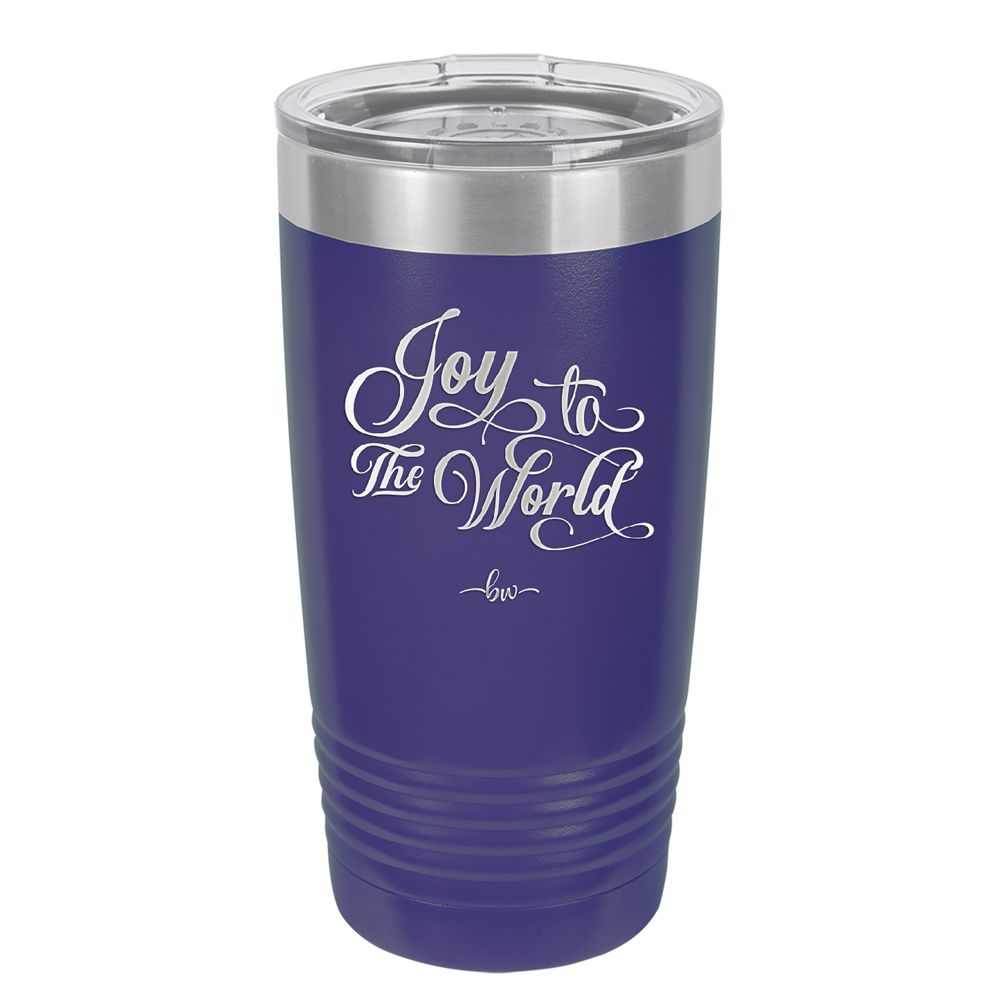Joy to the World Script - Laser Engraved Stainless Steel Drinkware - 1439 -