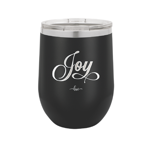 Joy Script - Laser Engraved Stainless Steel Drinkware - 1442 -