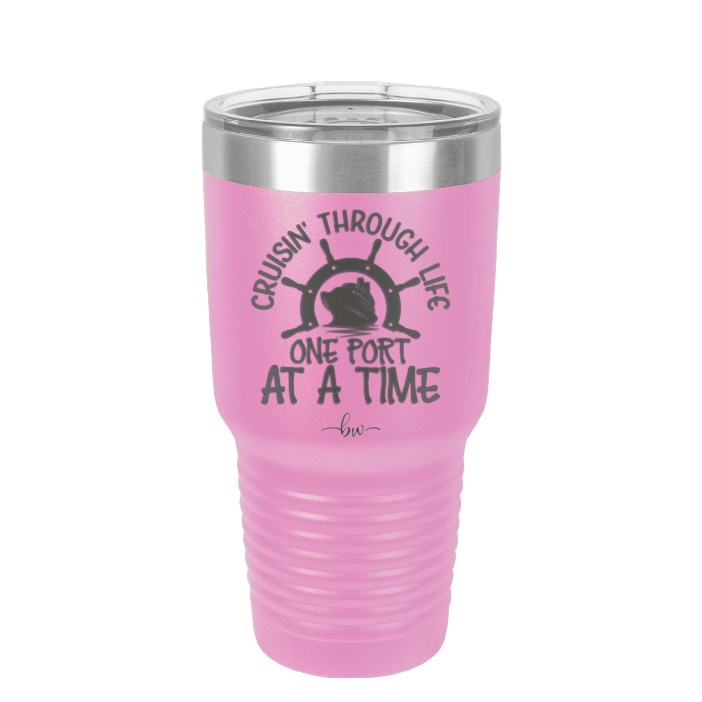 Cruisin Through Life One Port at a Time Cruise 3 - Laser Engraved Stainless Steel Drinkware - 1449 -