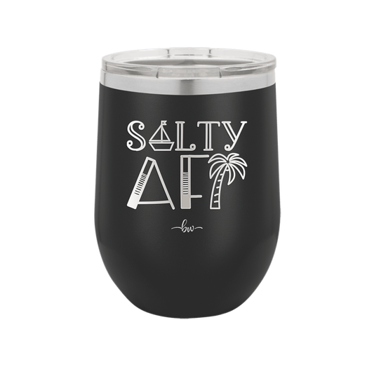 Salty AF 1 - Laser Engraved Stainless Steel Drinkware - 1464 -