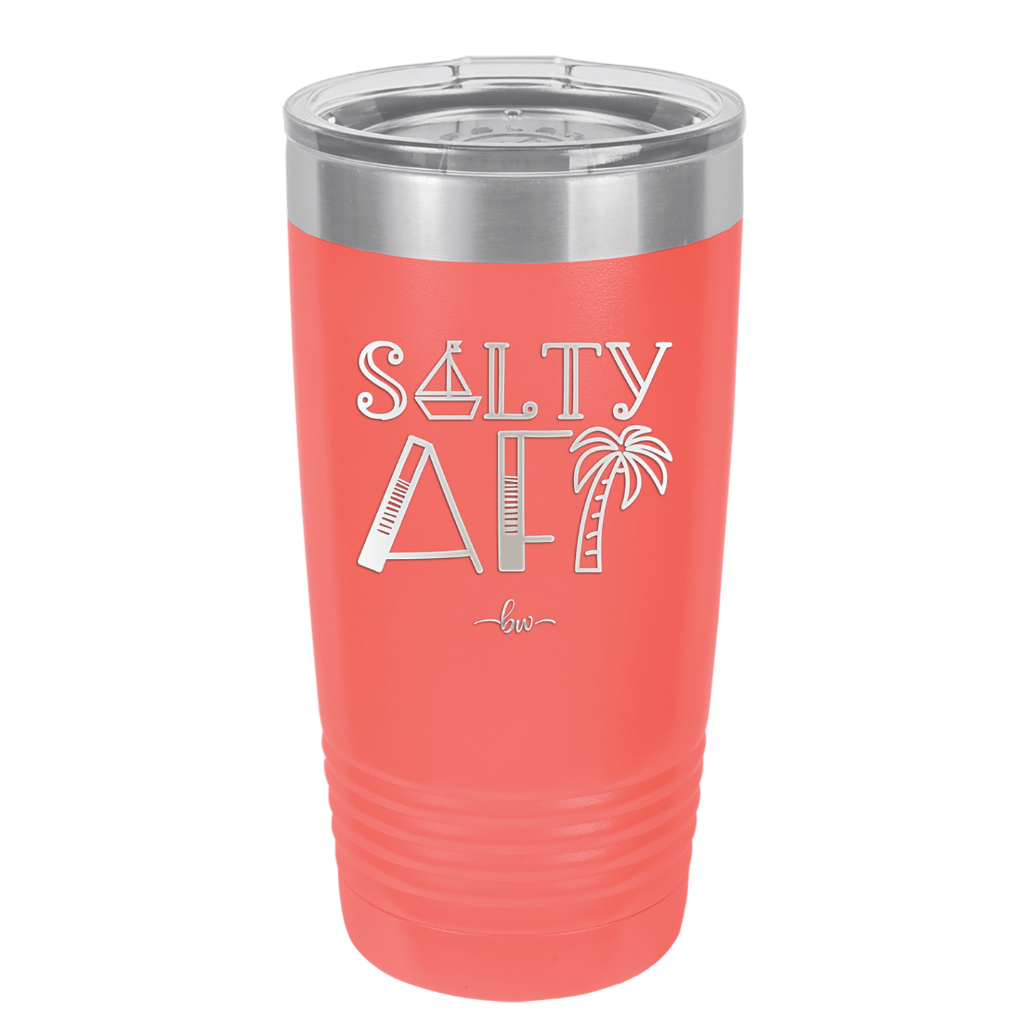 Salty AF 1 - Laser Engraved Stainless Steel Drinkware - 1464 -