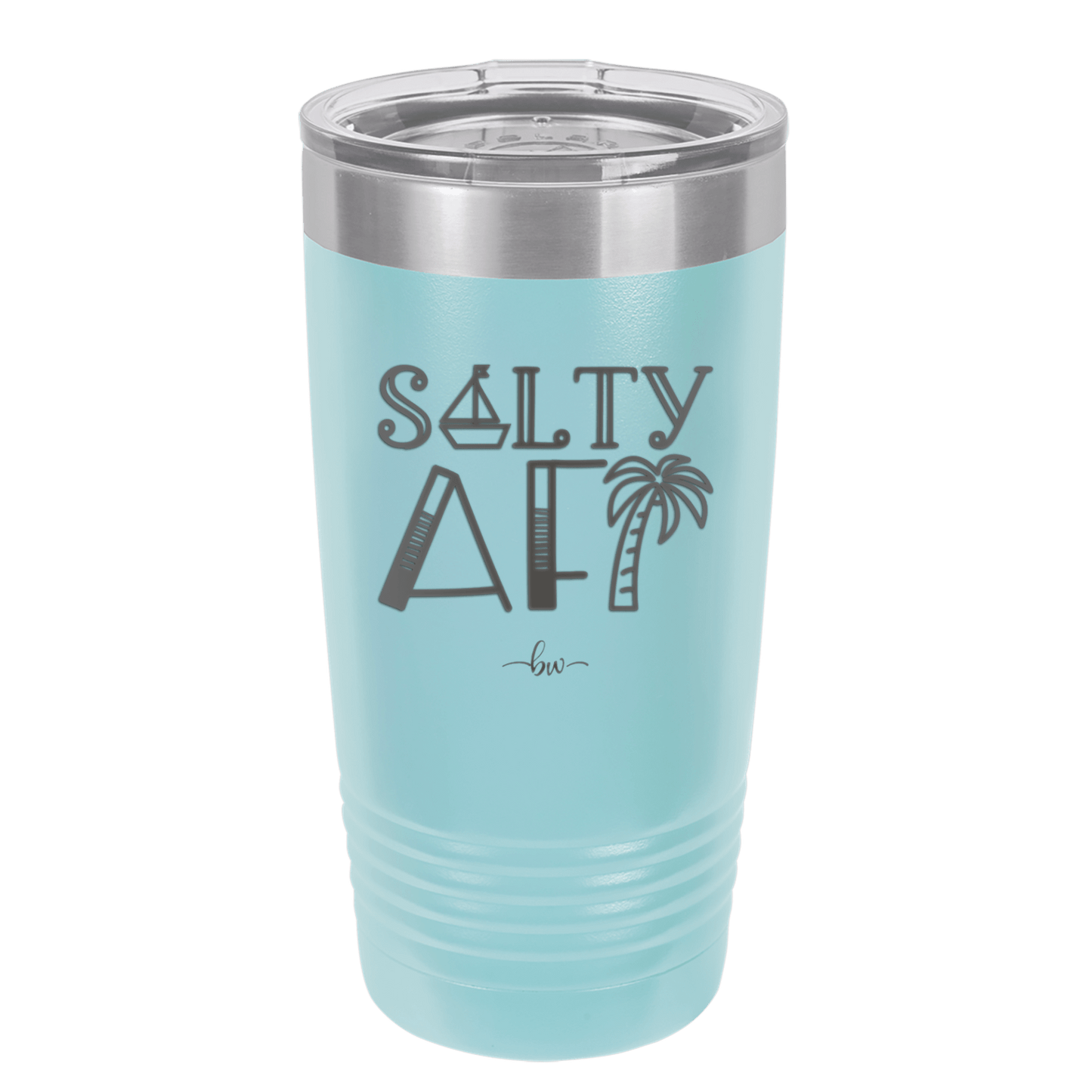 Salty AF 1 - Laser Engraved Stainless Steel Drinkware - 1464 -