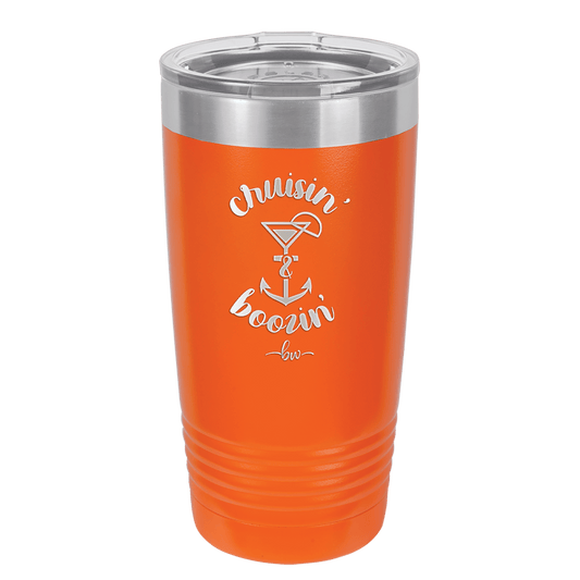 Cruisin and Boozin Cruise 2 - Laser Engraved Stainless Steel Drinkware - 1467 -