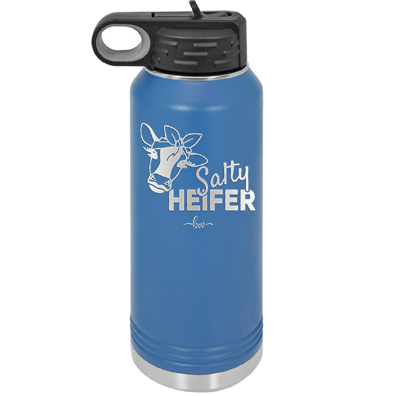 Salty Heifer Bow - Laser Engraved Stainless Steel Drinkware - 1490 -