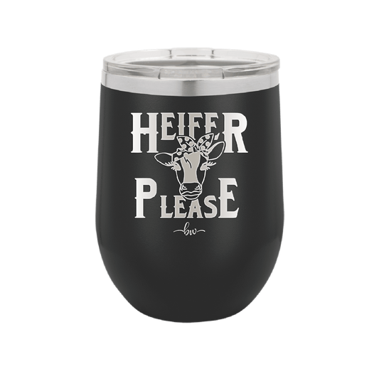 Heifer Please Polka Dots - Laser Engraved Stainless Steel Drinkware - 1508 -