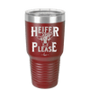 Heifer Please Polka Dots - Laser Engraved Stainless Steel Drinkware - 1508 -
