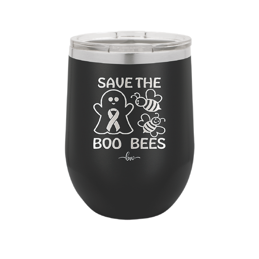Save The Boo Bees Cancer - Laser Engraved Stainless Steel Drinkware - 1527 -