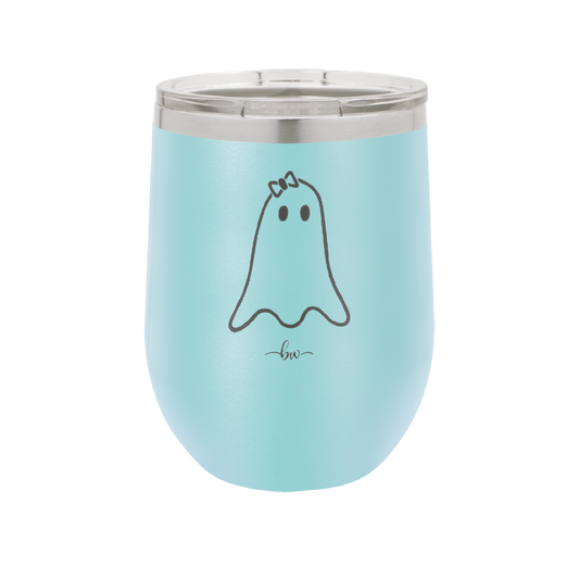 Ghost Girl - Laser Engraved Stainless Steel Drinkware - 1528 -