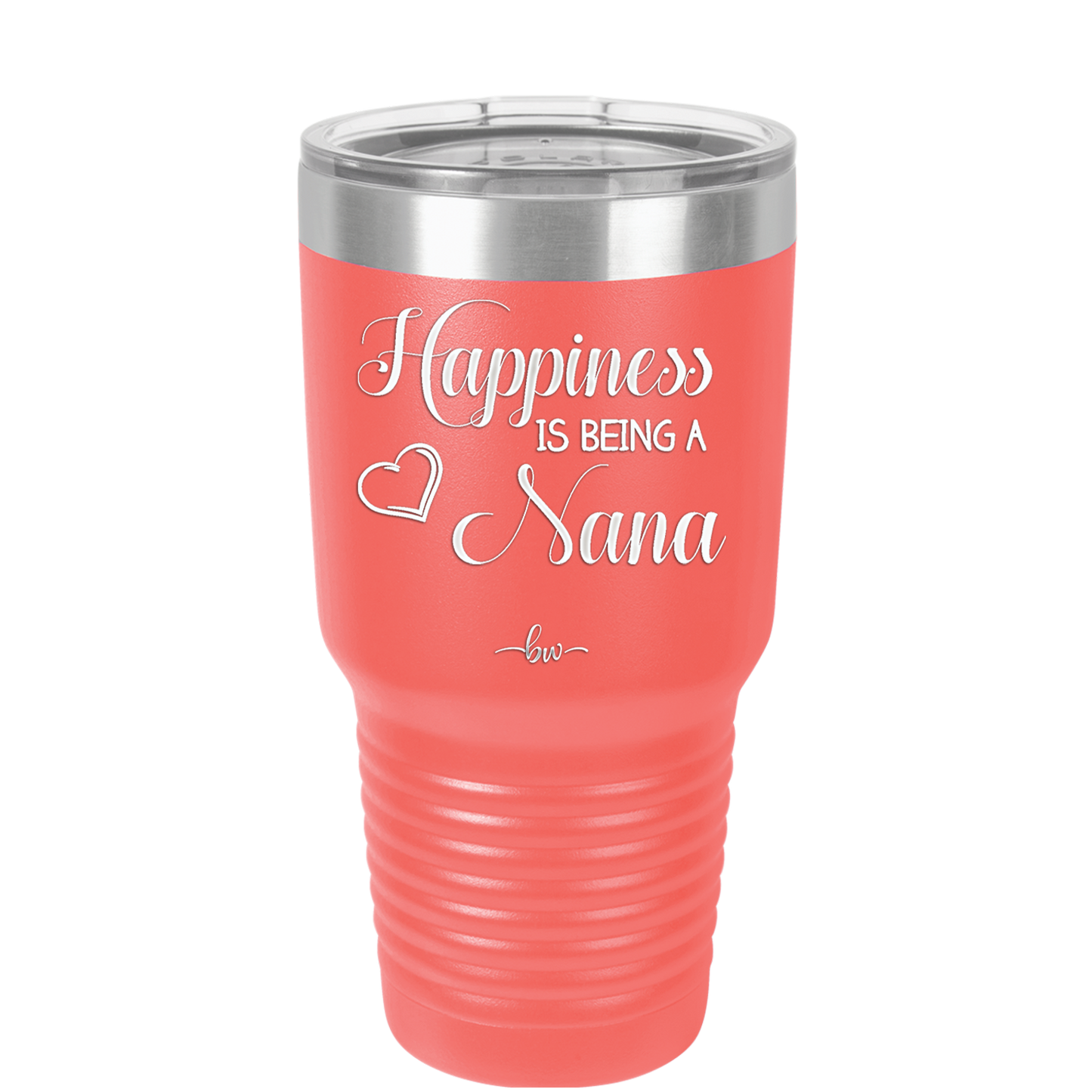 Happiness is Being a Nana - Laser Engraved Stainless Steel Drinkware - 1550 -