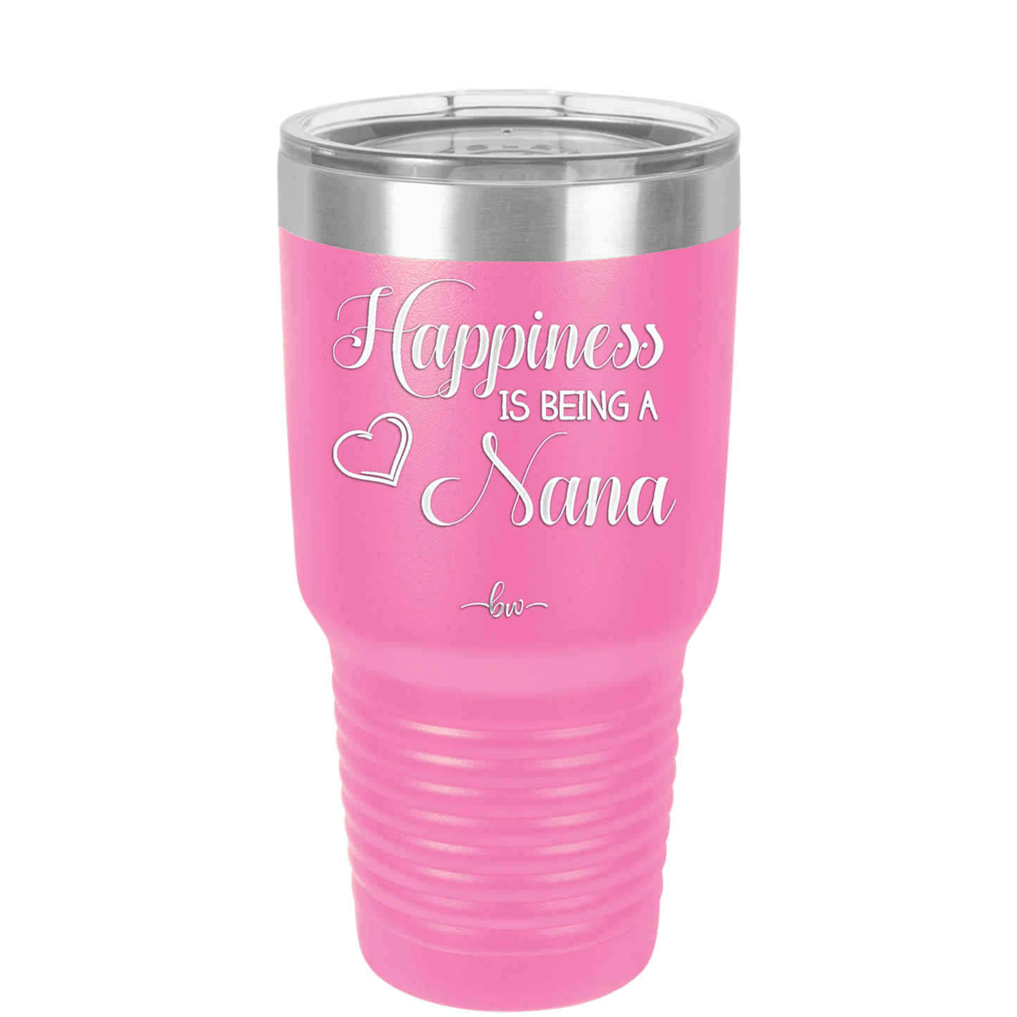 Happiness is Being a Nana - Laser Engraved Stainless Steel Drinkware - 1550 -