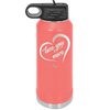 Love You More - Laser Engraved Stainless Steel Drinkware - 1569 -