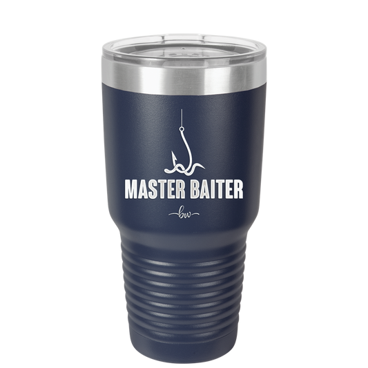 Master Baiter - Laser Engraved Stainless Steel Drinkware - 1571 -