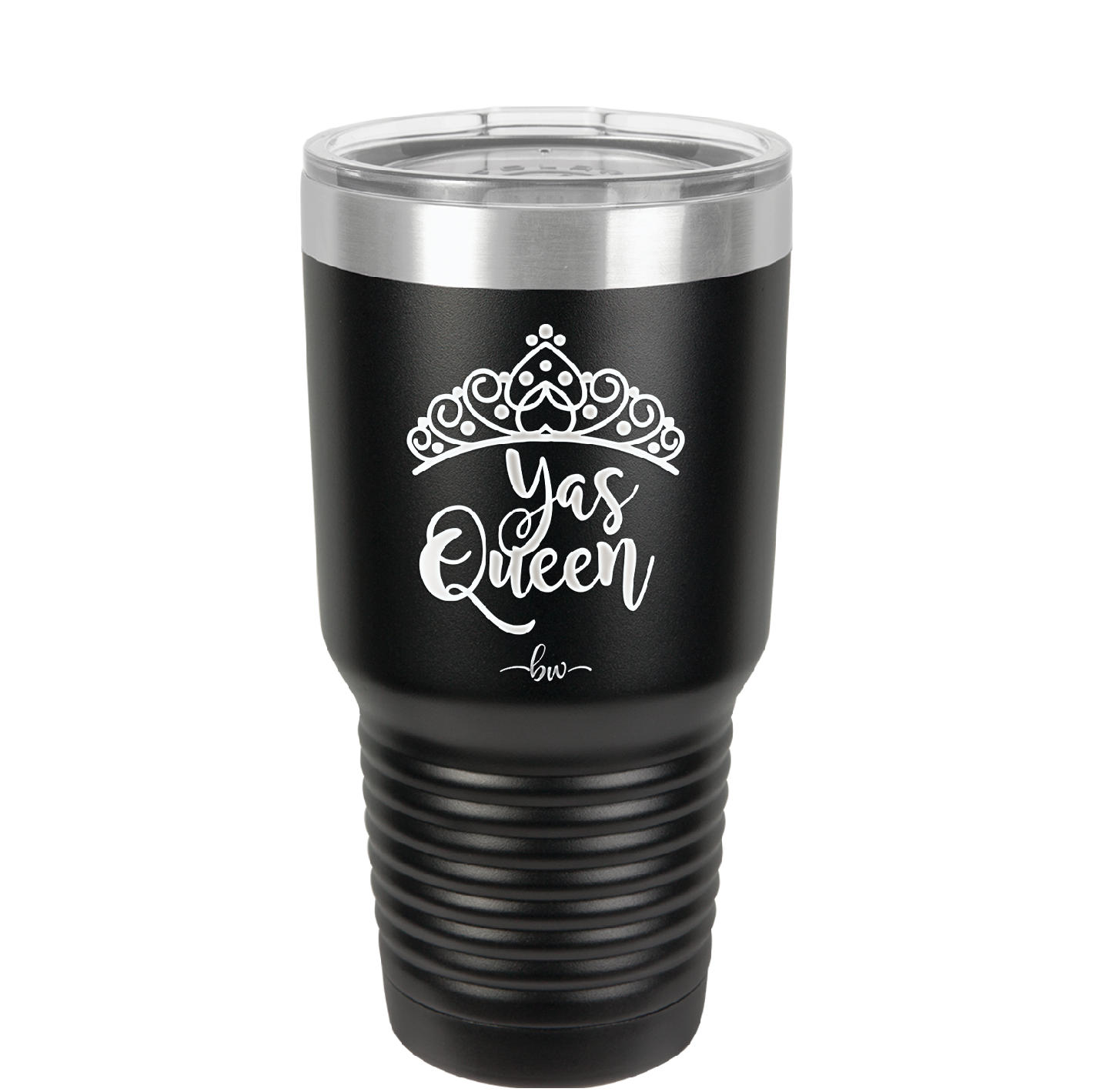 Yas Queen Crown - Laser Engraved Stainless Steel Drinkware - 1613 -